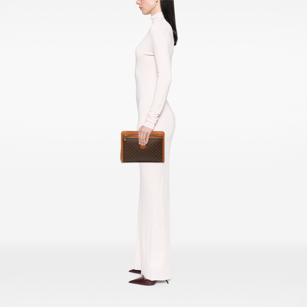 Pre-Loved Celine Macadam Coated Canvas Clutch - Picture 7 of 7